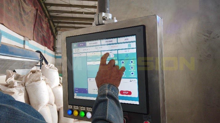 Pistachio sorter user interface